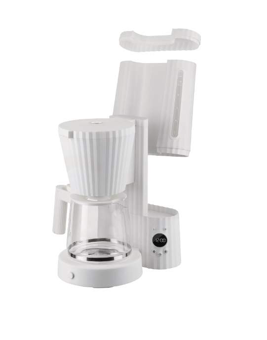 alessi Plisse Filterkaffeemaschine weiss MDL14 W Bild 4